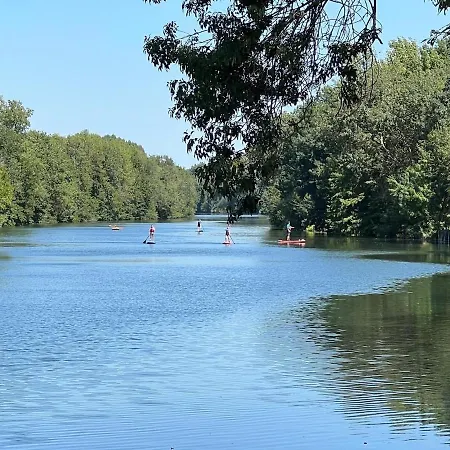 Ferienhaus Au Bord Du Loir- Peche - Velo - Nature - Moments En Famille *