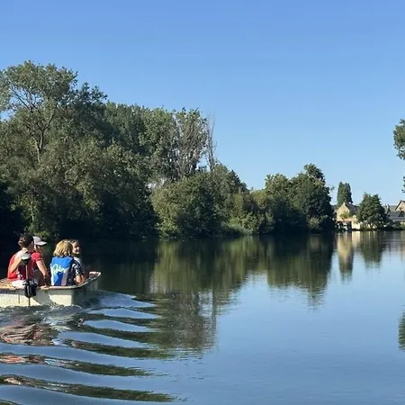 Ferienhaus Au Bord Du Loir- Peche - Velo - Nature - Moments En Famille *