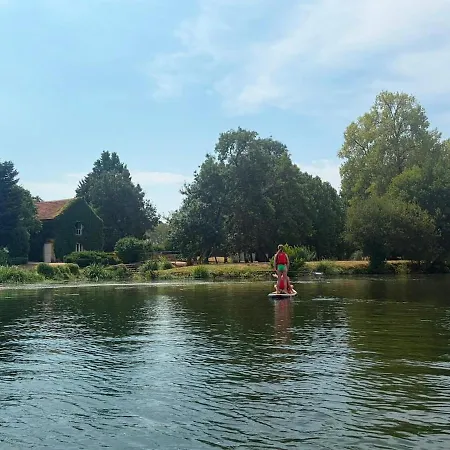 Ferienhaus Au Bord Du Loir- Peche - Velo - Nature - Moments En Famille